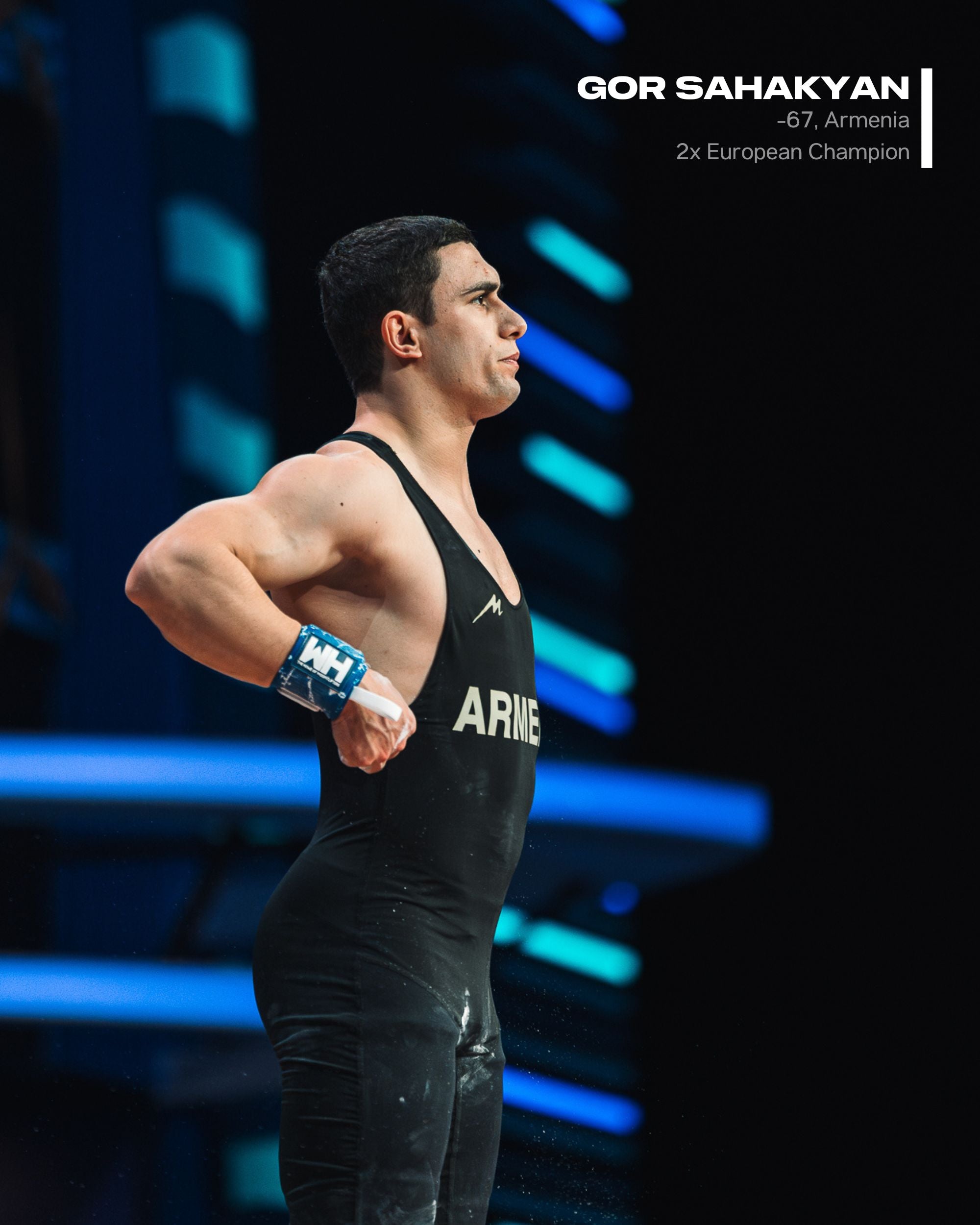 Gor Sahakyan wearing 3.5mm wraps